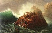 Albert Bierstadt Seal Rock painting